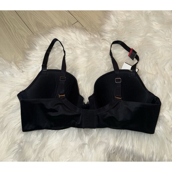 Spanx Bra La Mode 1810 Balconette Underwire Lined Womens 34C Black New Nwt - Picture 5 of 7